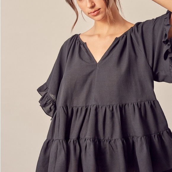 Tiered Ruffle Swing Top - Picture 5 of 6